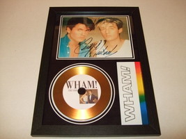 George Michael ( Wham ) Signed Gold Cd Disc Wham - £13.67 GBP