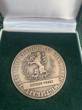 Vintage Austrian Medal Award Original Box Awarded Person: Gucher Franz - £7.13 GBP