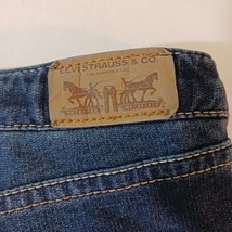 Levis Women's Size 14 Reg The Knit Jeans Blue Denim Stretch Elastic Waist Girls image 5