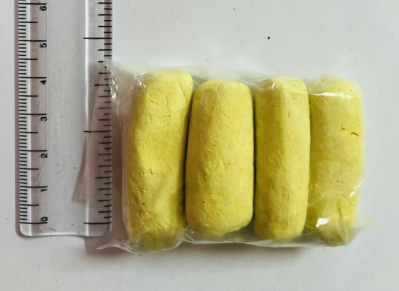 4 Pc Original Gopi Chandan Sticks Pooja Tilak 1.5&quot;-1.75&quot; 51-61grams FREE... - $7.47
