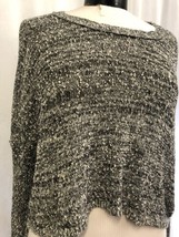 Staring At Stars Women&#39;s Top Crop Gray Textured Knit Size Large JR - £11.90 GBP