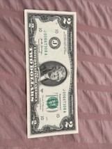 2017A $2 TWO DOLLAR BILL Low Fancy Serial Number, Great Condition US Note. - £28.68 GBP