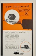 1950&#39;s? Print Ad Zebco Scottee Model 66 Fishing Reels Tulsa,Oklahoma - £9.35 GBP