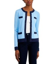 allbrand365 designer Womens Activewear Petite Colorblocked Cardigan Peti... - £42.72 GBP