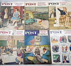 Vintage 1957 Saturday Evening Post Magazine Lot Jayne Mansfield Mickey Mantle - £30.32 GBP