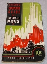 Chicago Souvenir Pocket Guide to a Century of Progress 1933 World&#39;s Fair - £7.99 GBP