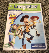Leapfrog Leapster Explorer LeapPad Toy Story 3 Learning Video Game- no manual - £7.86 GBP