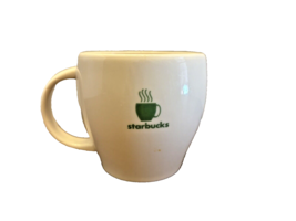 Vintage Starbucks 2003 Barista Abbey Small Coffee Mug Green Cup Logo 8 oz. - $13.89