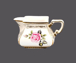 Wood &amp; Sons Ellgreave creamer. Pink roses, gold chintz. Made in England.... - $34.51