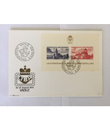 Altes Sammlerstück 1978 Liechtenstein Briefumschlag mit 2 Briefmarken Au... - $4.15 CAD