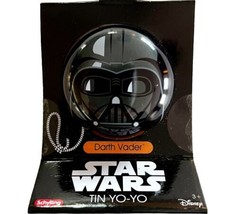 Star Wars Tin Yoyo Darth Vader Yoda New In Package 2 Sided Disney Schylling BGS1 - £15.79 GBP