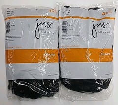 Just My Size 4X JMS Sheer Toe Shaper Pantyhose 8-Pack Jet Black 71 Women... - $39.56