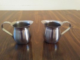 Ekco stainless steel mini pitchers for cream - £11.16 GBP