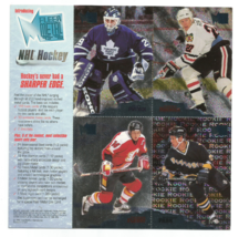 1995-96 Fleer Metal Hockey 4 Player Card Promo W/ Potvin, Roenick, Fleury, Park - £3.95 GBP