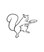 5&quot; Disc Golf Vinyl Decal - Squirrel Throwing Disc - Frisbee FREE SHIPPING - $111.95 MXN