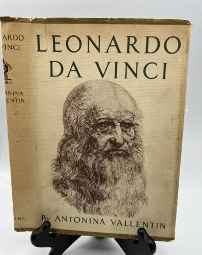 Primary image for Book Dust Jacket Only Leonardo Da Vinci Antonina Vallentin Viking Press