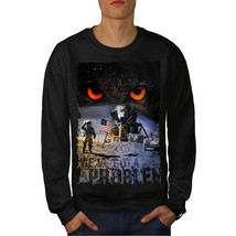 Wellcoda USA Armstrong Space Mens Sweatshirt, Houston Casual Pullover Jumper - £24.11 GBP+