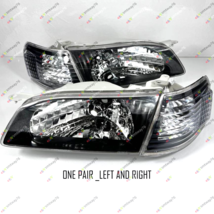 Pair JDM Black Headlight Corner Light Fit For Toyota Corolla AE110 AE111... - £123.12 GBP