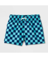 Cat &amp; Jack Baby Boys Size 0 - 3 mo Multi-Color Plaid Swim Trunks Expanda... - £6.03 GBP