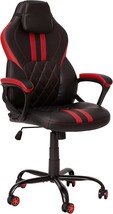 Flash Furniture Ergonomic PC Office Computer Chair - Adjustable Black and Red - £112.86 GBP