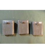 OD GREEN CONTAINER ONLY 3 QTY MILITARY EMPTY CAP HOLDERS / HOLDS 10 EACH - $384.92 MXN