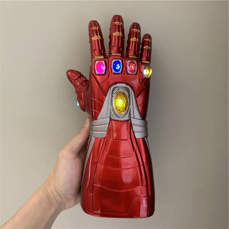 1:1 Iron Man Glove LED Light Gloves Avengers Superhero Weapen Thanos Gau... - £10.46 GBP+