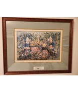 Edna Hibel Volendam Girls  Framed Lithograph Original Signed 2000 - $396.00