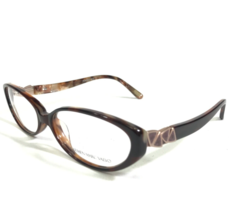 Carmen Marc Valvo Gafas Monturas Alexia 022 Chestnut Marrón Redondo 53-14-140 - £40.65 GBP