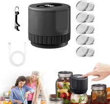 Electric Mason Jar Vacuum Sealer I Canning I Regular/Wide Mouth I Mason Jar - £11.07 GBP