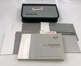 2009 Nissan Maxima Owners Manual Handbook Set with Case OEM J04B09003 - £24.76 GBP