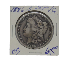 1886-S San Francisco Mint Silver Morgan Dollar - $349.99