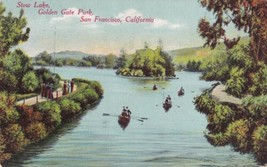 Boating Stow Lake Golden Gate Park San Francisco California CA Postcard E06 - £7.08 GBP