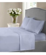 Luxury Estate-1200-Thread Count Sheet Set Light Blue King - £75.04 GBP