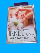 Inked by Dani Fine Line Pack Temporary Tattoo Pack 20+ Hand Drawn Design... - $12.86