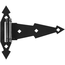 National Hardware N165-472 846 Ornamental Spring T Hinges in Black, 7&quot; ,... - €32,40 EUR