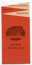 Holiday Inn Room Service Menu &amp; Directory of Services Kansas City Missouri  - £14.19 GBP