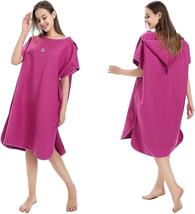 Beach Poncho Quick Drying Cape Double Side Velvet Swimming Beach Towel B... - £19.61 GBP