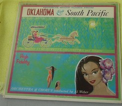 Oklahoma &amp; South Pacific, Vintage LP 12&quot; Record, NICE - £3.88 GBP