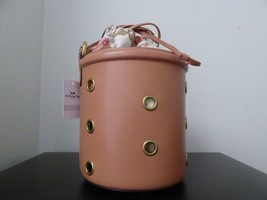 New Coach Grommet Drawstring Bucket Handbag Satchel 69654 - $270.75