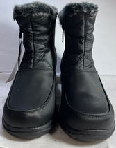 NWT Totes Women&#39;s Snow Boot Black Thermolite Water Resistant 8 W - $34.99