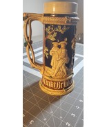 German Beer Stein Knight Figures 9 inch Non Lidded - £11.24 GBP