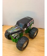 Moving Monster Truck Grave Digger Mattel 2001 Friction 4.5&quot; Push And Go ... - $188.70 MXN