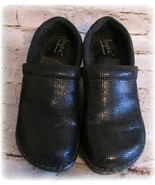 BOC Born Concept Clogs Slip On Shoes Black Leather Snake Print Women&#39;s S... - $26.04 CAD