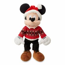 Disney Store Mickey Mouse Christmas Plush Toy Exclusive 2018 Limited New - $49.95