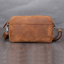 men bag crazy horse leather men&#39;s handbags  business laptop shoulder bag TW2001 - £116.36 GBP