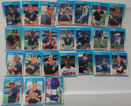 1987 Fleer Cleveland Indians Team Set Of 24 Baseball Cards - $2.50