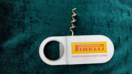 old, rare corkscrew and plastic bottle opener, Pirelli advertising (Canad) - £20.14 GBP