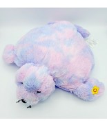 Pillow Pets Glow Pets 17&quot; Pink and Purple Shimmering Seal Stuffed Animal... - £11.23 GBP