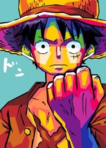 One Piece Anime Poster | Framed | Luffy Pop Art | NEW | USA | Free Shipping - £16.02 GBP