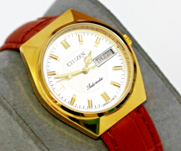 Rare! Vintage CITIZEN Automatic Men&#39;s Watch 21Jewels Colors Featured {Pre-owned} - £231.81 GBP